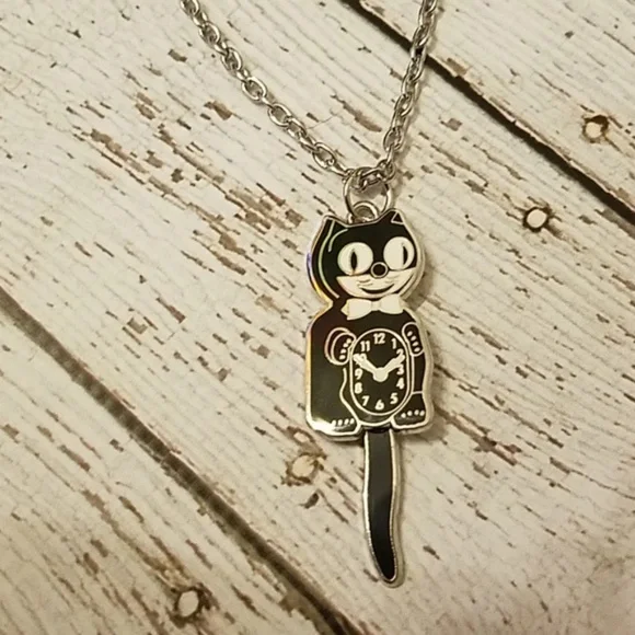 black kit-cat klock cat necklace - Picture 6 of 6